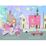 Illustrations jpeg Mes Maisons archi zinzins Editions courtes et longues