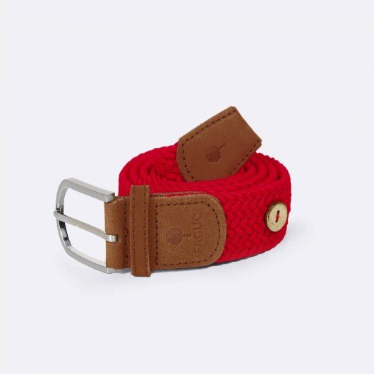belt-ceinture-en-toile-rouge