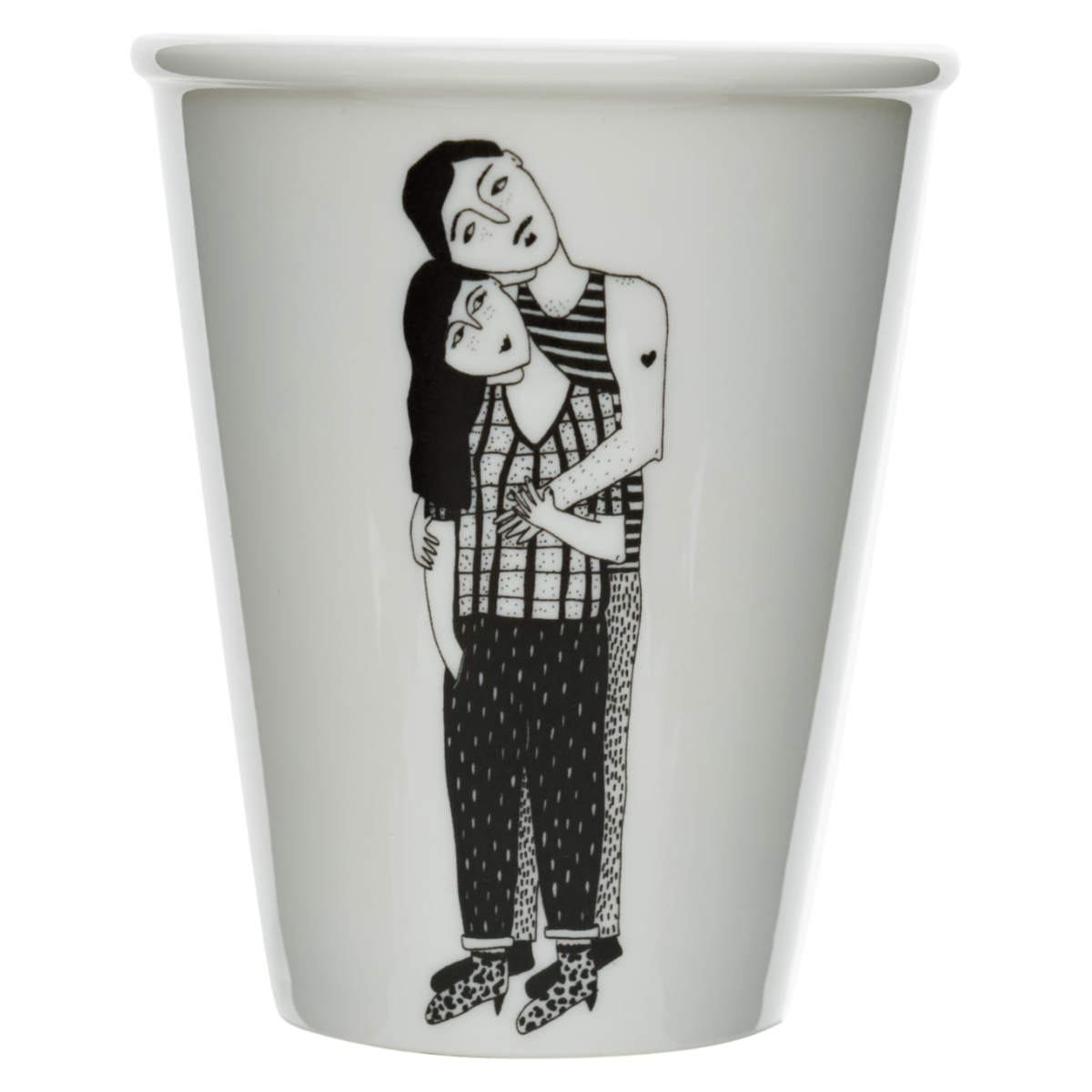 Cup couple câlin