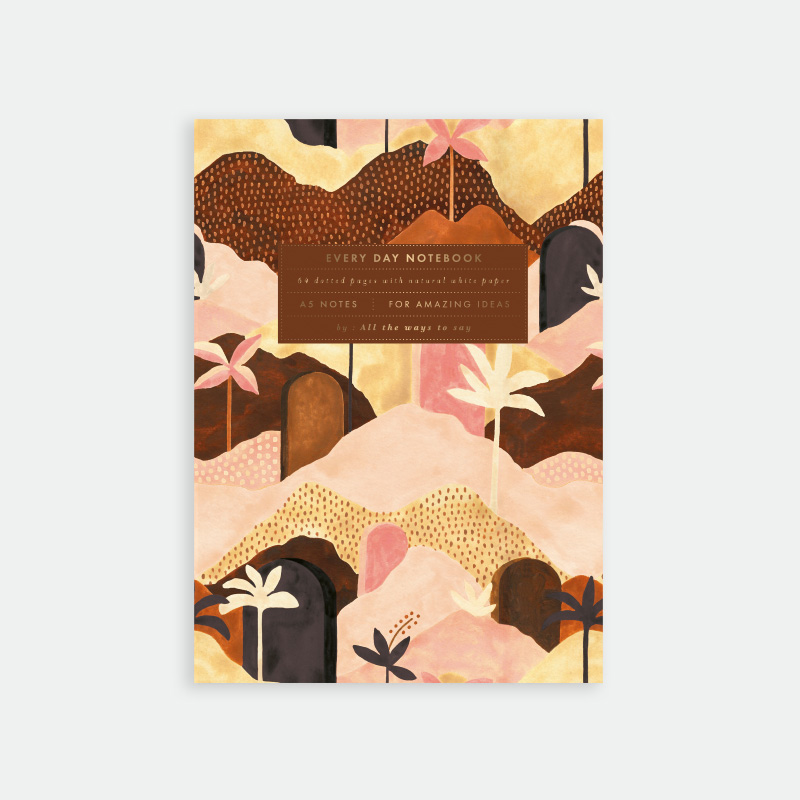 Cahier A5 Désert Californien