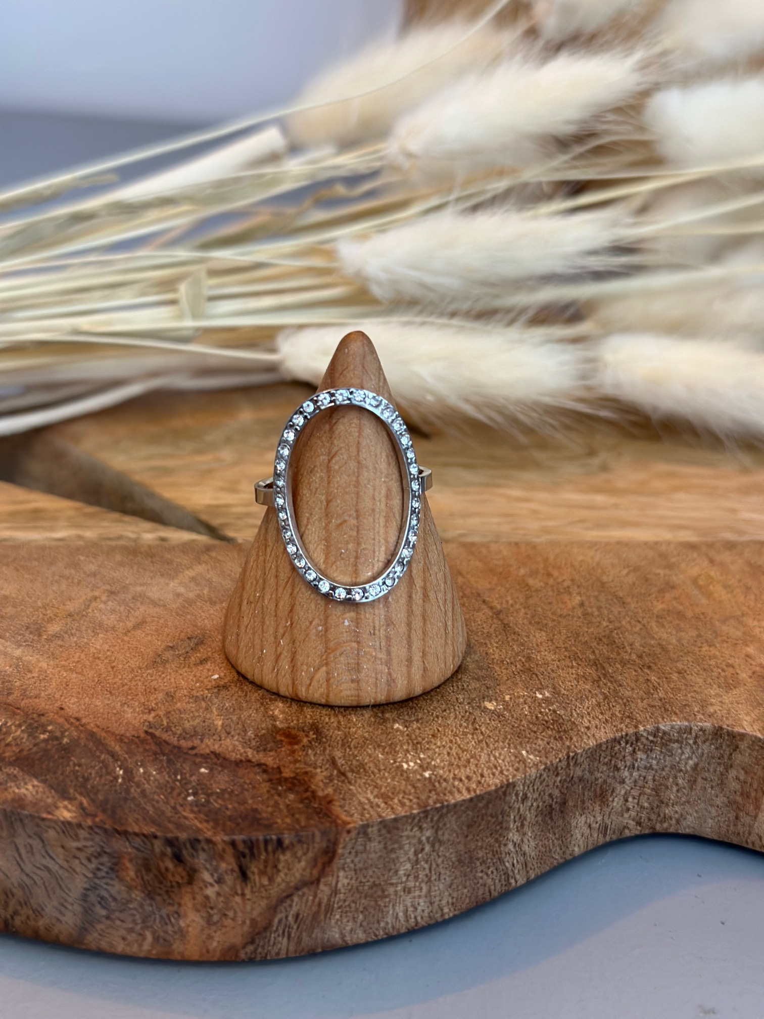 Bague acier Laura