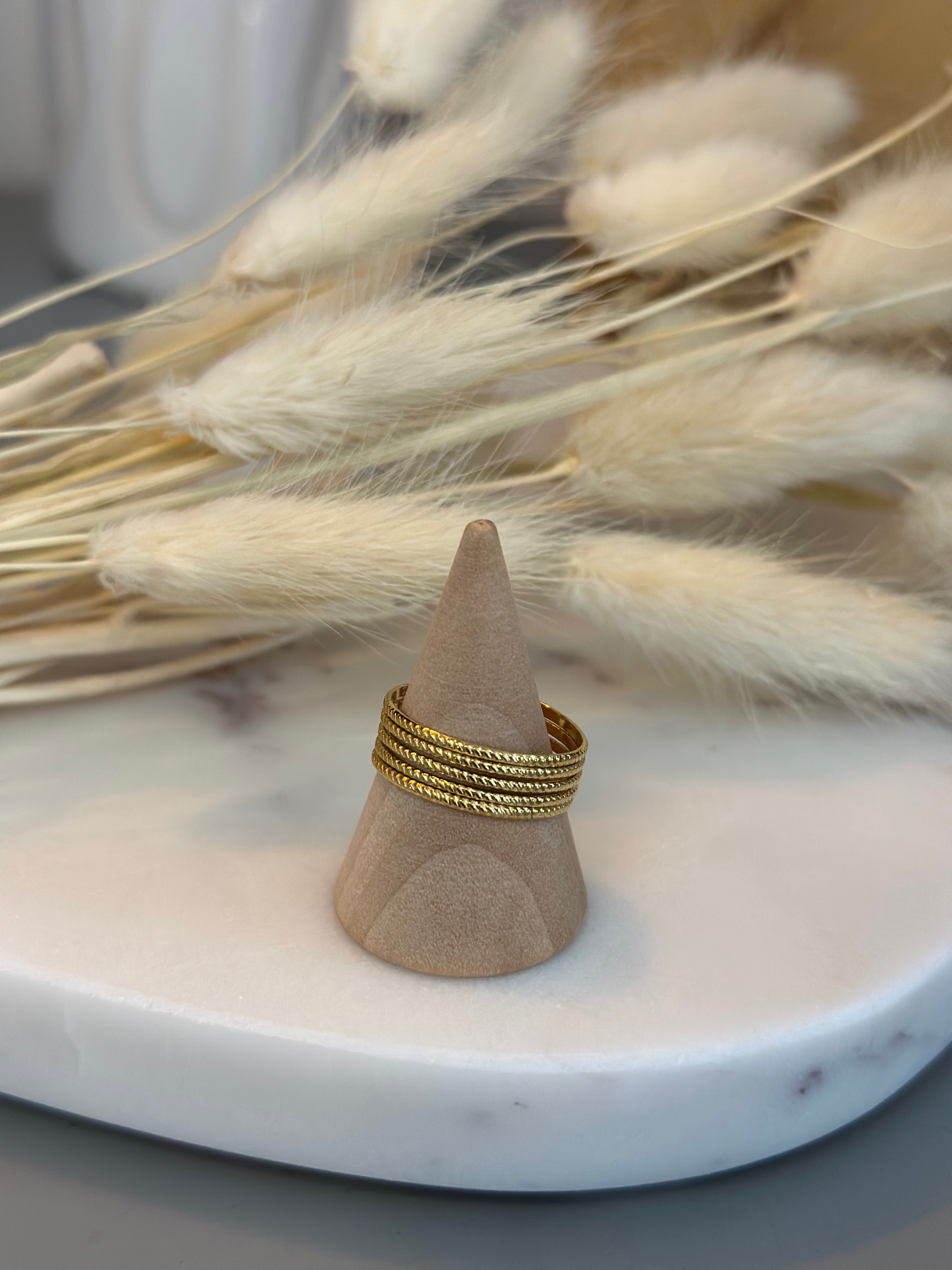 Bague acier Mina