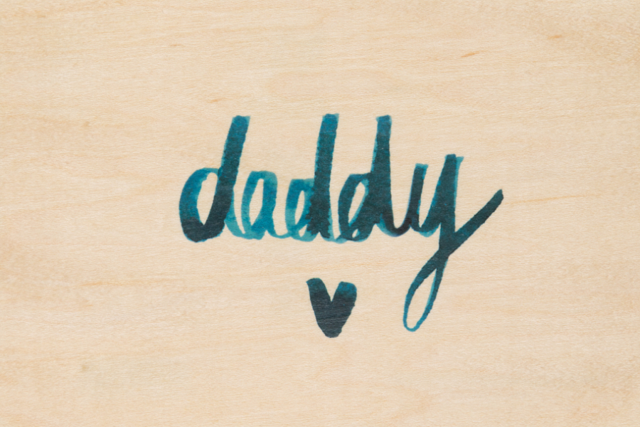 painted words daddy