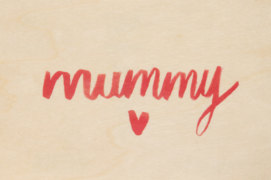 painted words mummy