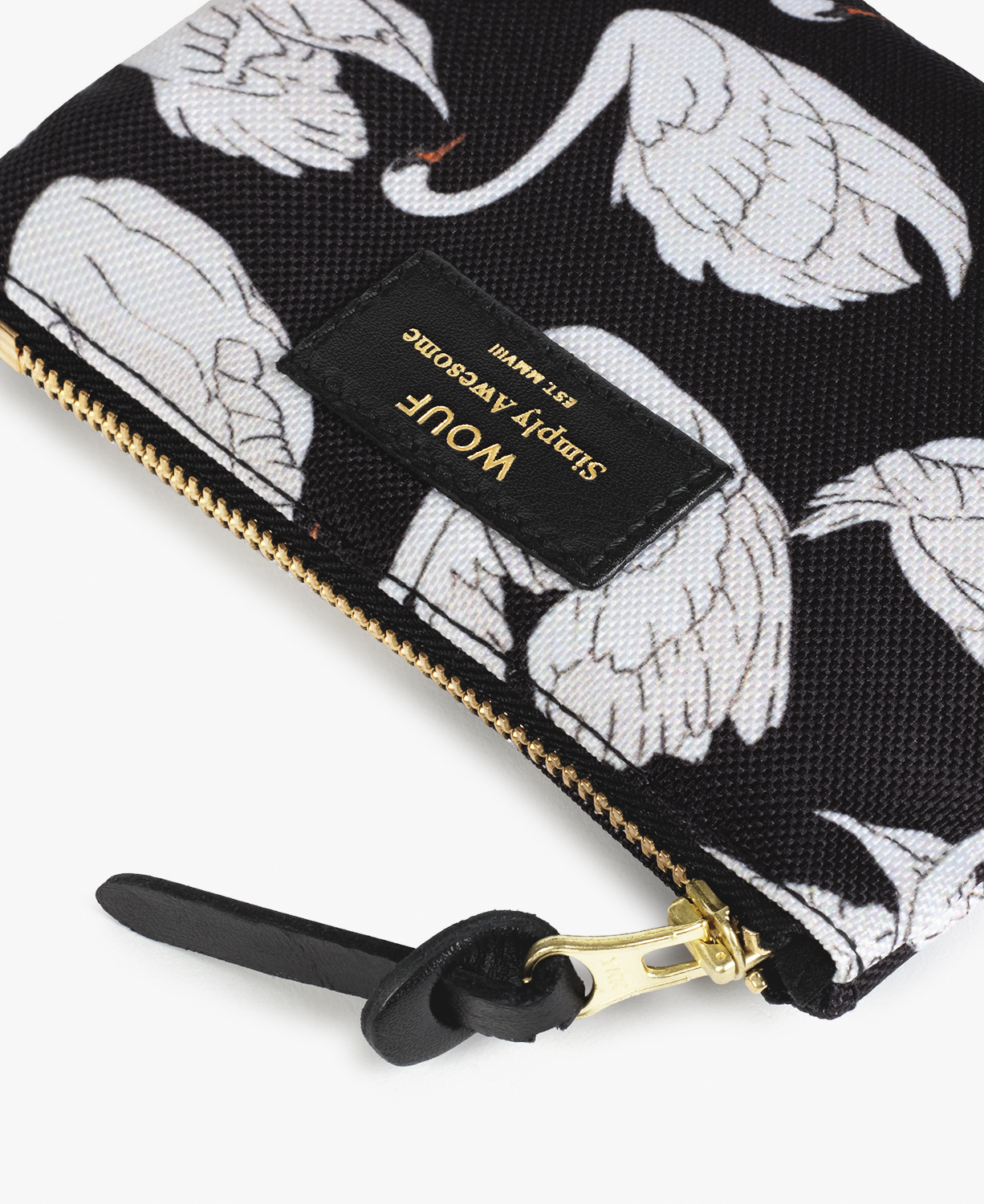 Swan-Small-Pouch-Detail