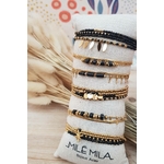 Bracelet acier multi 22 noir-2