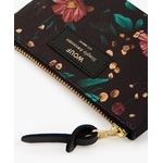 Black-Flowers-Small-Pouch-Bag-Detail