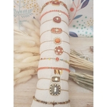 ACIER bracelet chaine orange