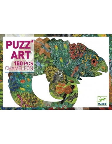 chameleon-puzz-art-150-pieces-djeco