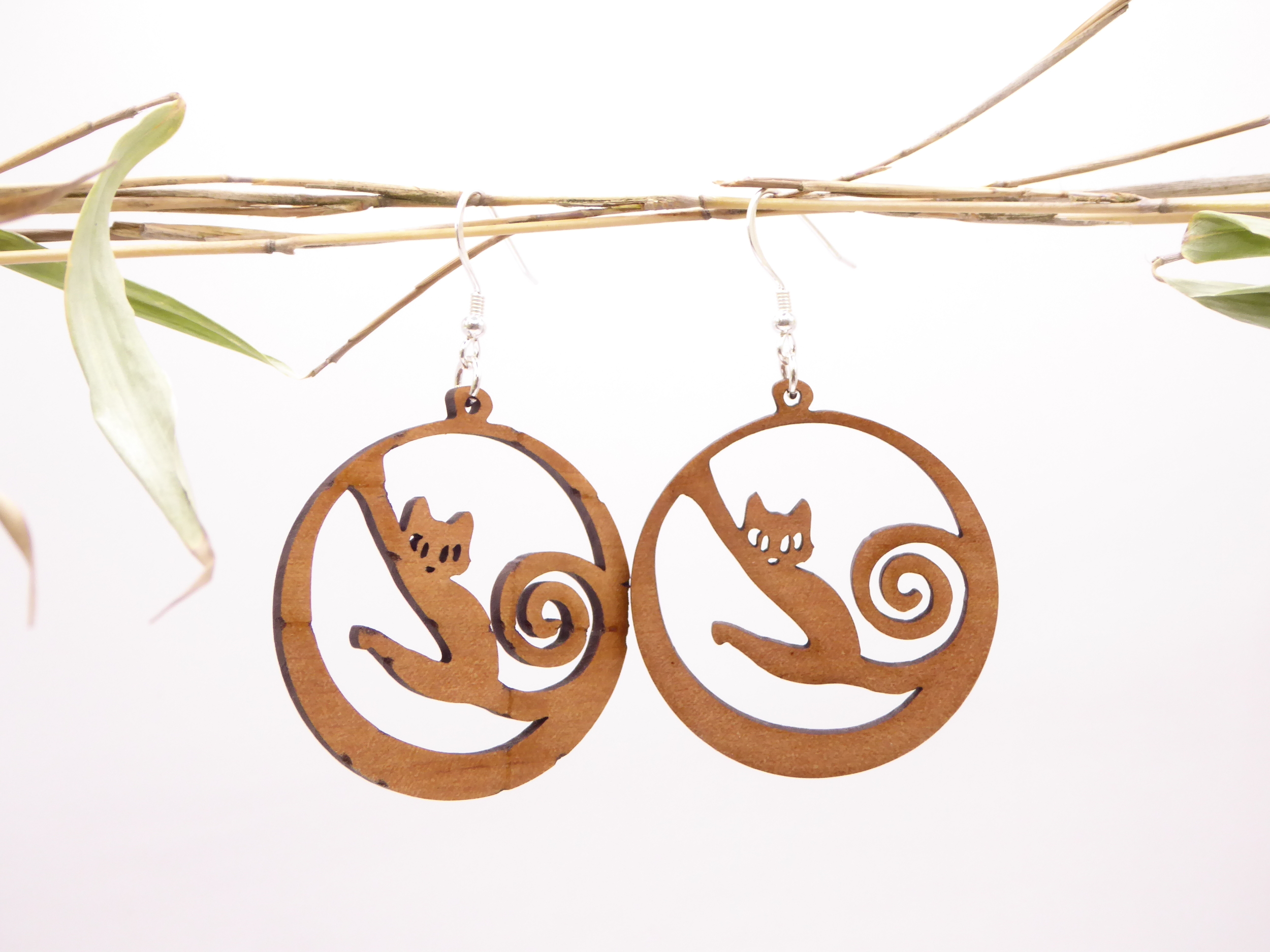 Boucles Animaux Chat Venise