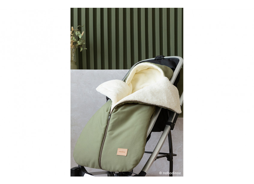 baby-on-the-go-waterproof-footmuff-olive-green-nobodinoz-3-2