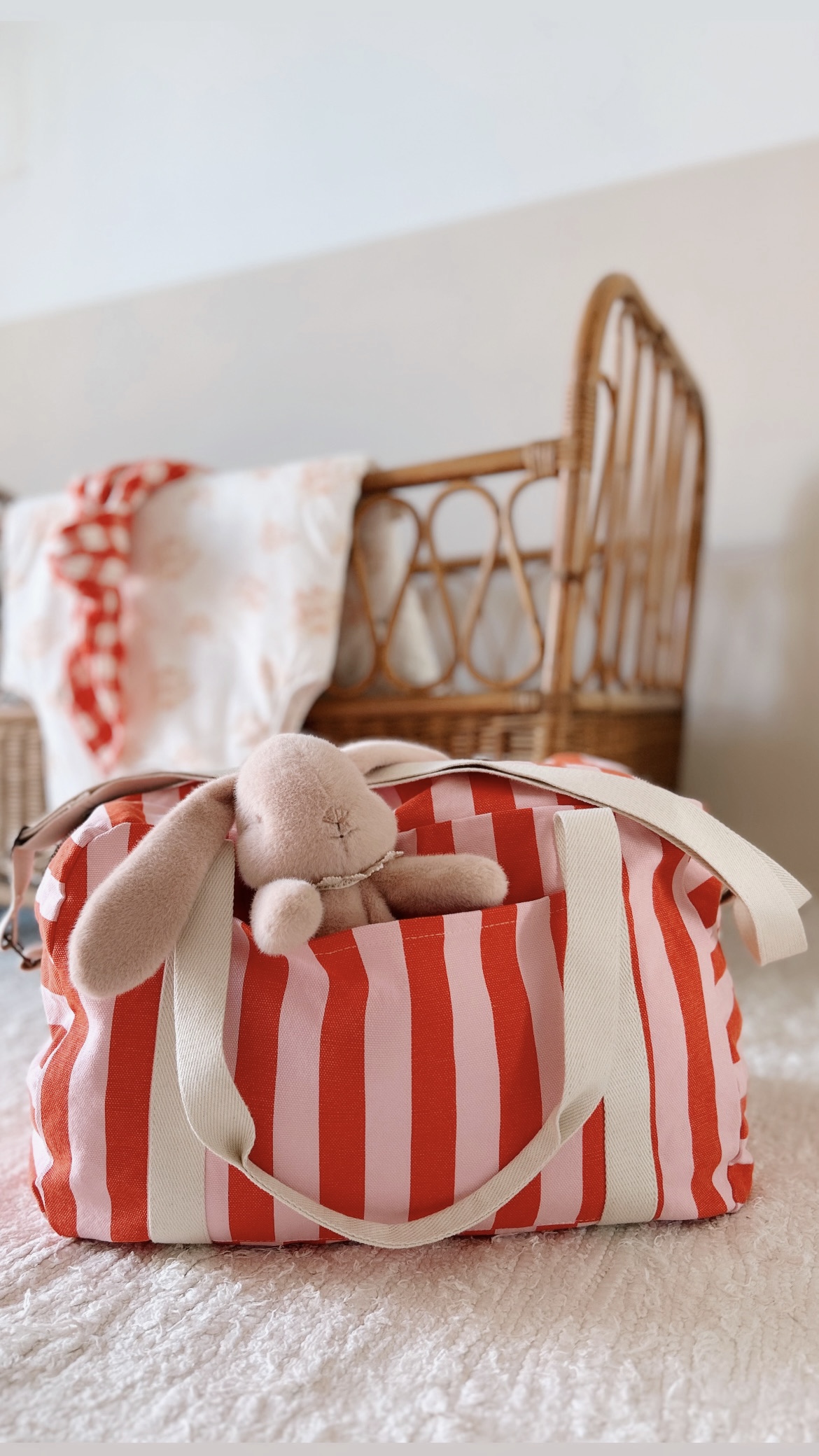 RAPHAEL STRIPES CANDY PINK RED