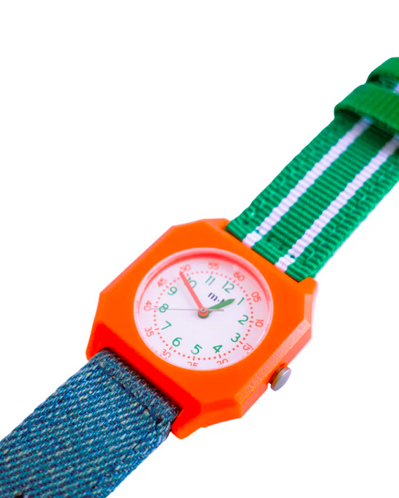 MINI KYOMO TAXI BROUSSE DENIM GREEN1