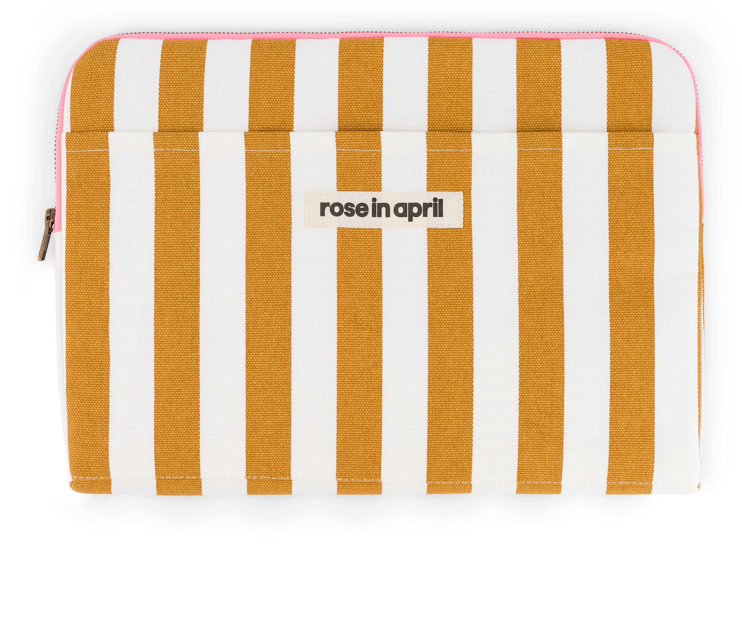 OCTAVE STRIPES CARAMEL ECRU