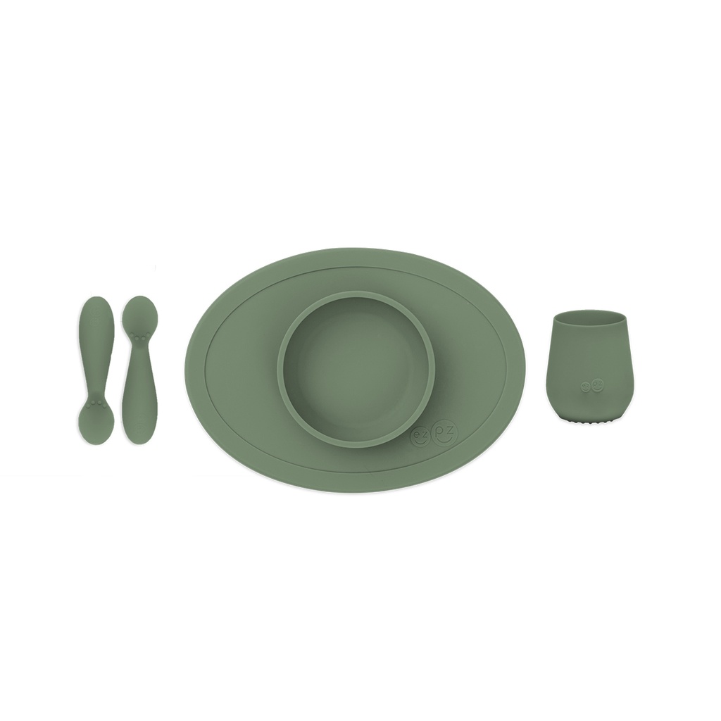 [EUFFO001] FIRST FOOD SET EZPZ (OLIVE)