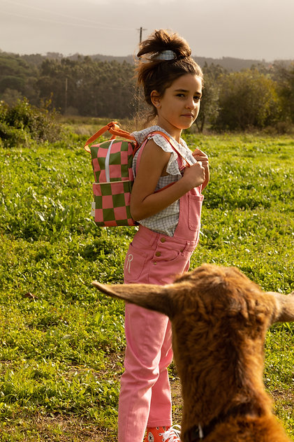 sac à dos rose vert sticky lemon