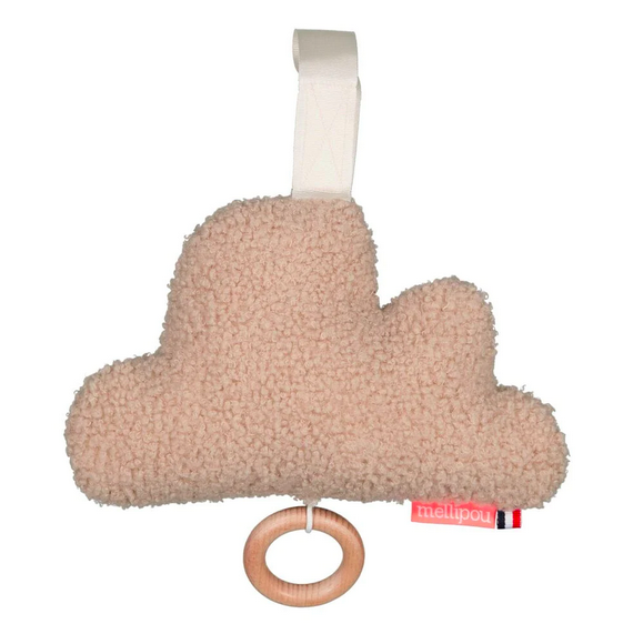 nuage coussin musical beige mellipou