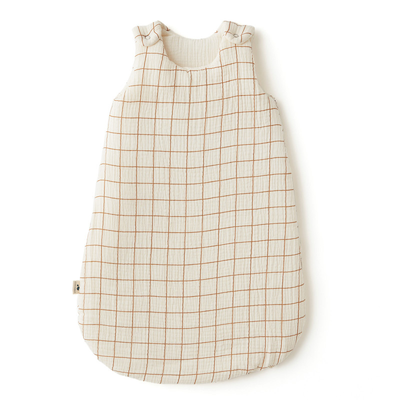 gigoteuse-bebe-en-coton-carreau-camel-cocoeko