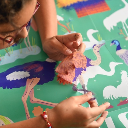 poppik-poster-sticker-oiseaux-enfants-decoration-animaux-puzzle-5