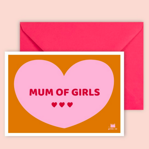 carte mum of girls ma petite vie