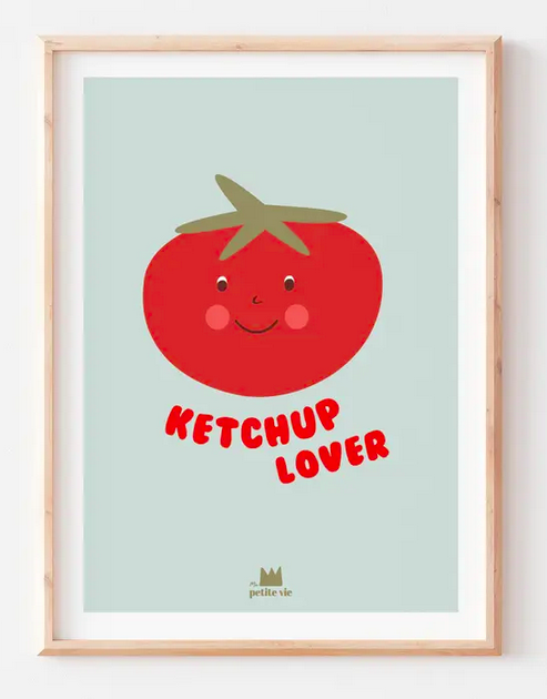 affiche ketchup lover ma petite vie