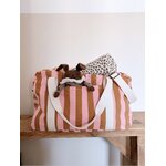 RAPHAEL STRIPES CARAMEL STRAWBERRY - BIANCA MINI LEOPARD GREIGE