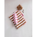 OCTAVE STRIPES CARAMEL - GASTON STRIPES NEON PINK