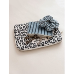 ANOUK GRAOU GREIGE - MARIE STRIPES TENNIS BLUE - CHOUCHOU MINI LEO ICED BLUE