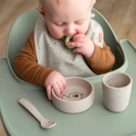 Silicone first meal set - Birdee - Sand DONE BY DEER2