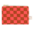 MARIE CHECK CORAL CARAMEL