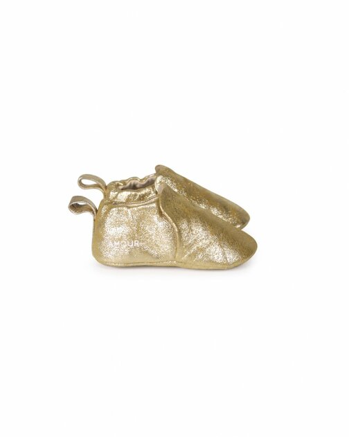 Breloque Chausson Bébé En Or 14 Carats émaillé Rouge - Occasion Excellent état