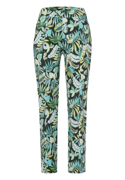 pantalon-frank-walder-imprime-feuilles