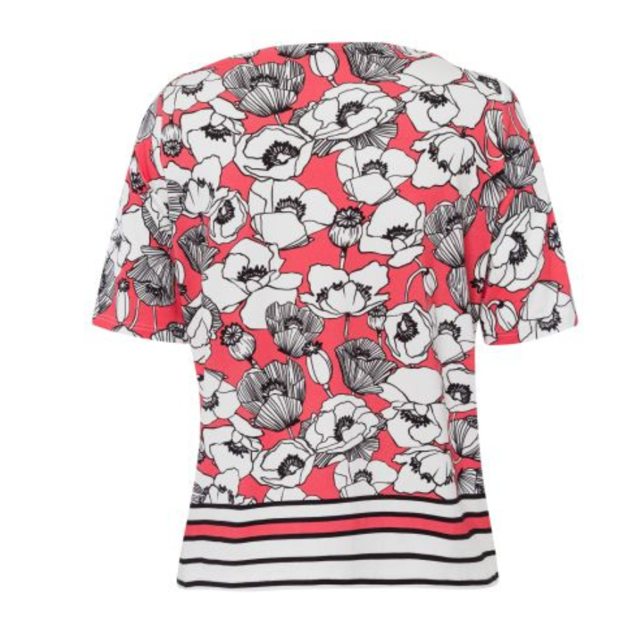 t-shirt-frank-walder-imprime-fleur