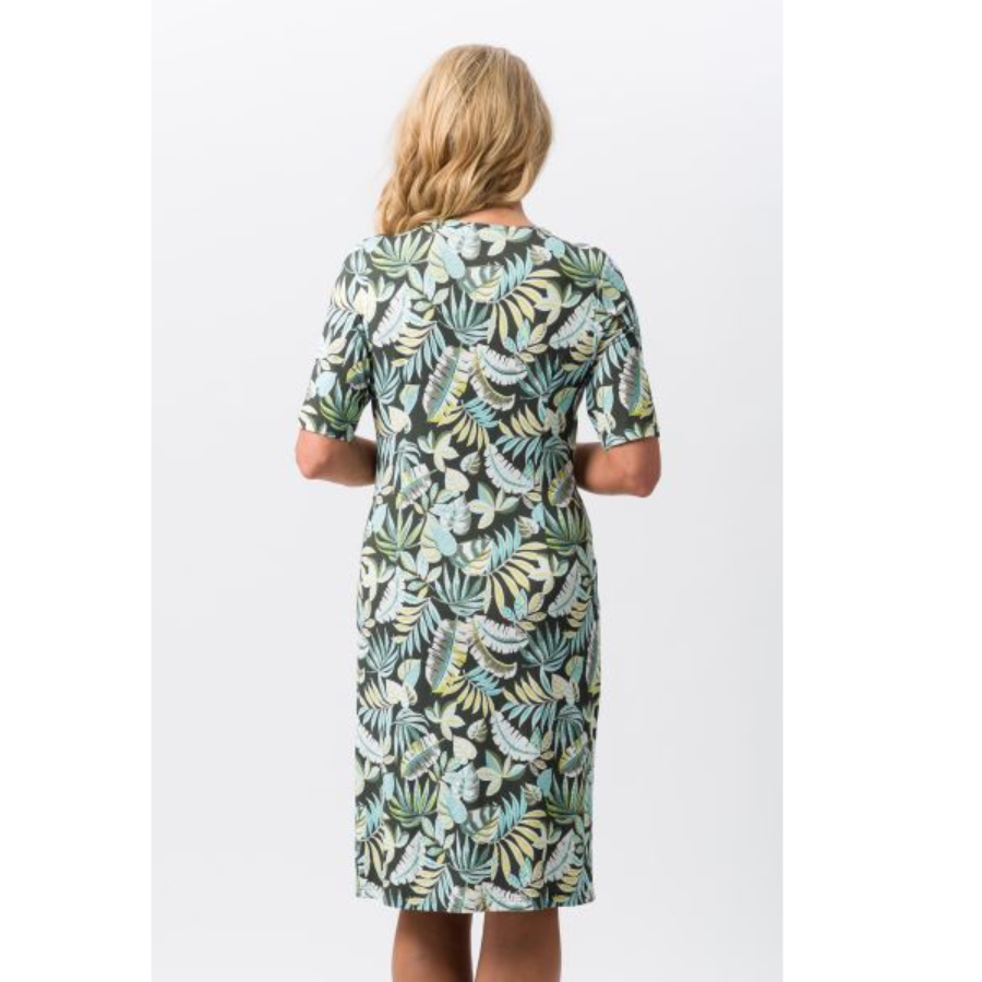 robe-frank-walder-imprime-feuilles