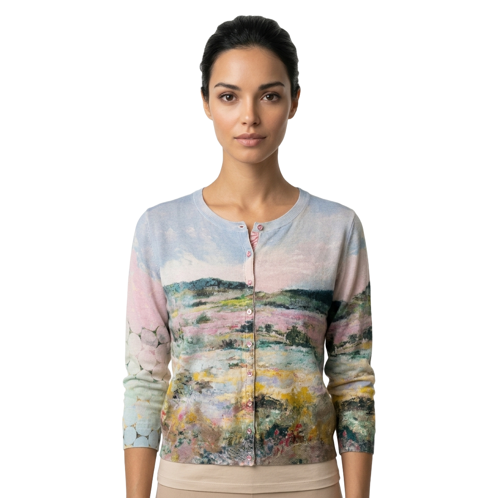 jeis-cardigan-paysage-pastel-manches-3/4-C205