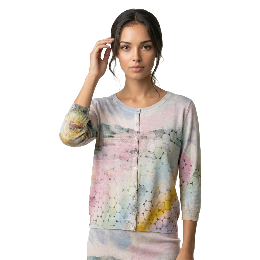 jeis-cardigan-paysage-pastel-manches-3/4-C205