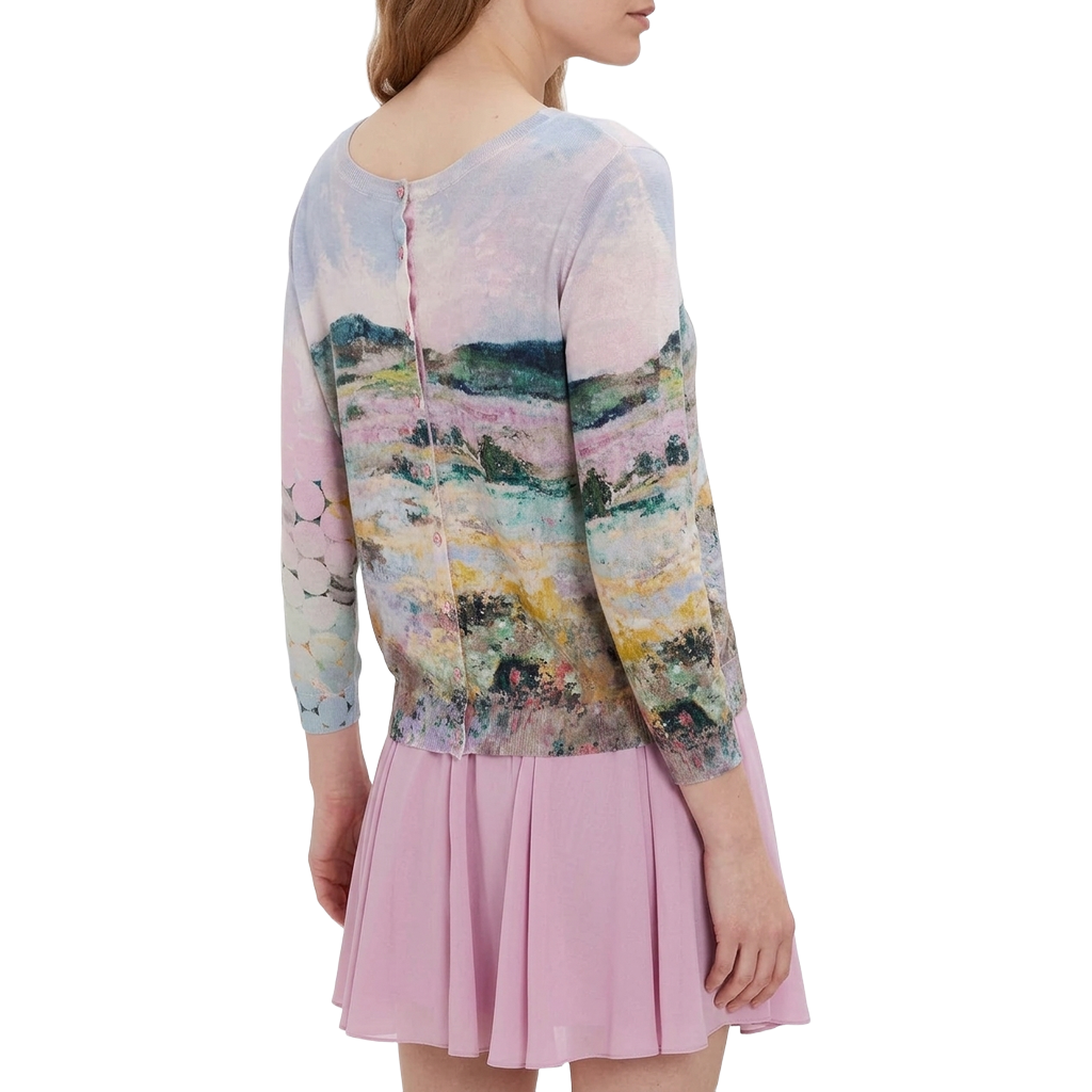 jeis-cardigan-paysage-pastel-manches-3/4-C205
