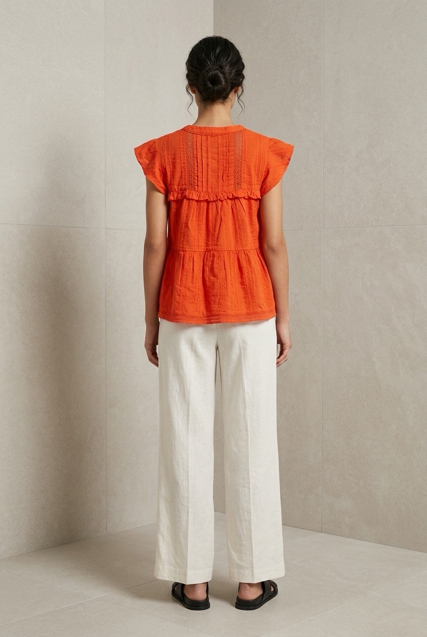 md-m-blouse volants-rouge-corail-46172347