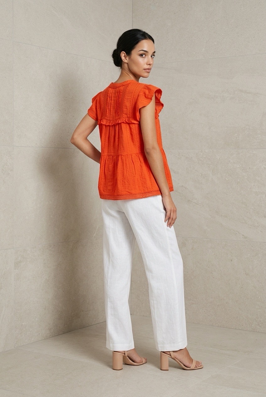 md-m-blouse volants-rouge-corail-46172347