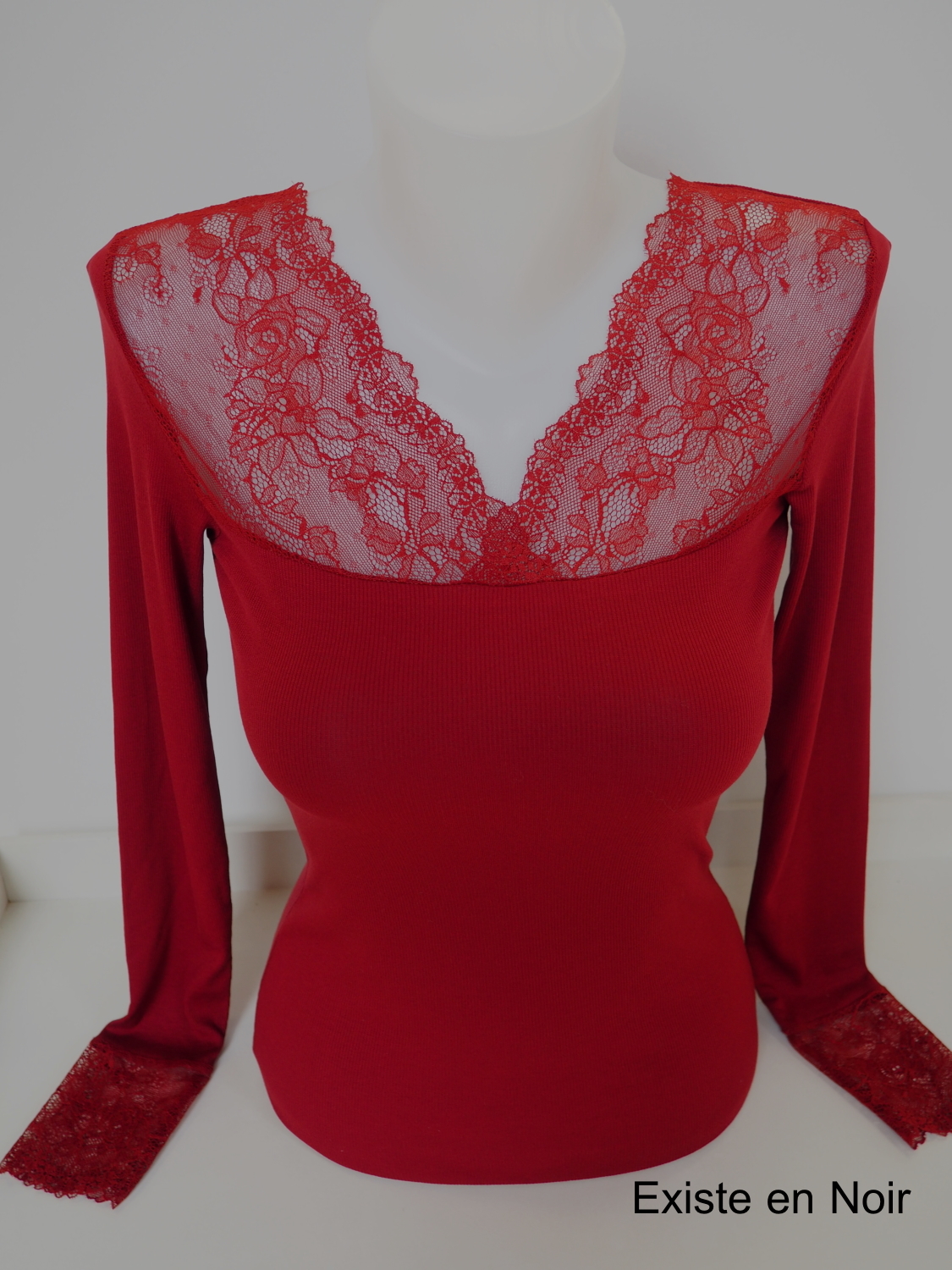 T-shirt Micromodal Marsala Bis