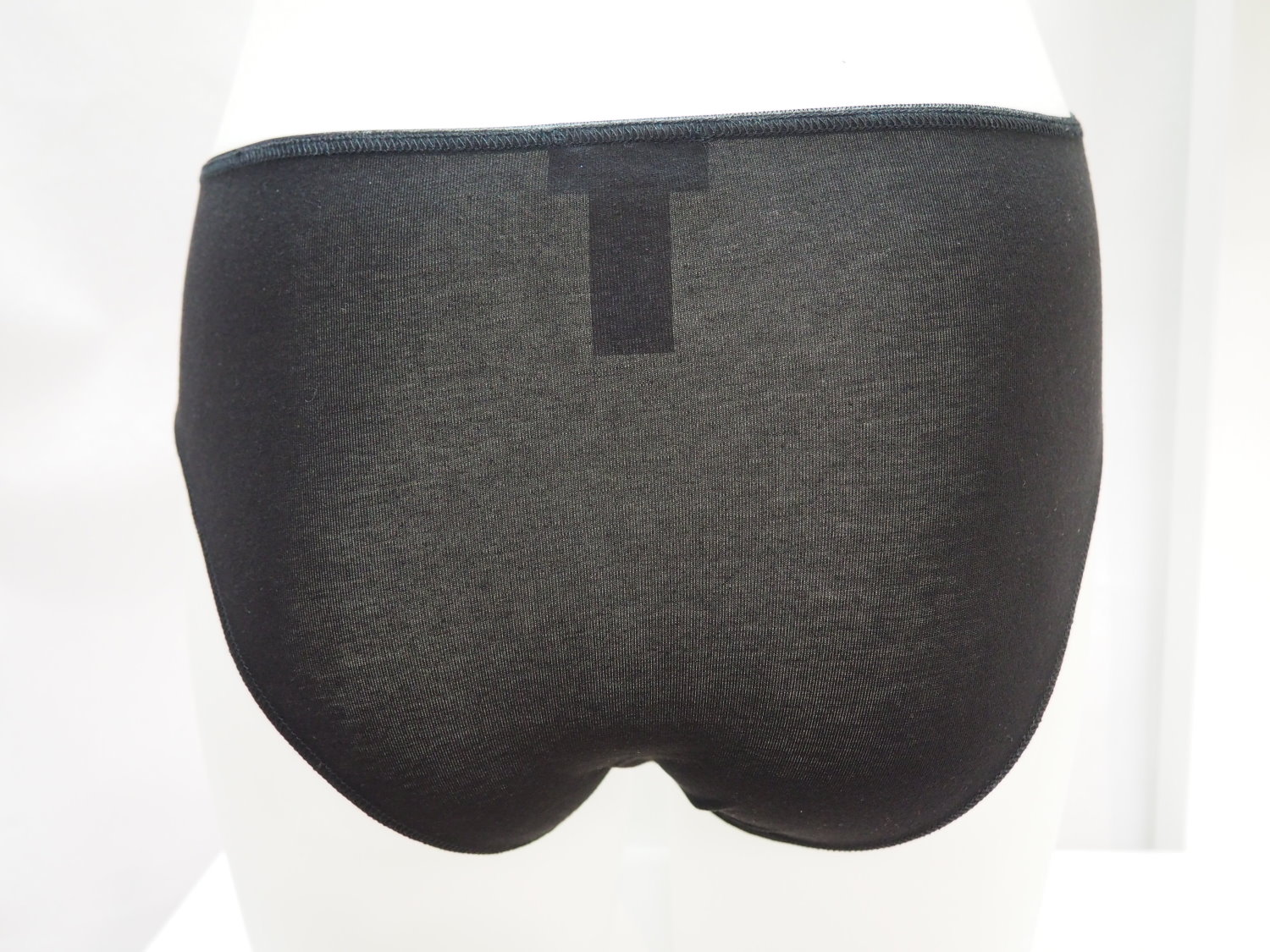 Slip dentelle jersey de coton DF0295 Noir Fraly 3