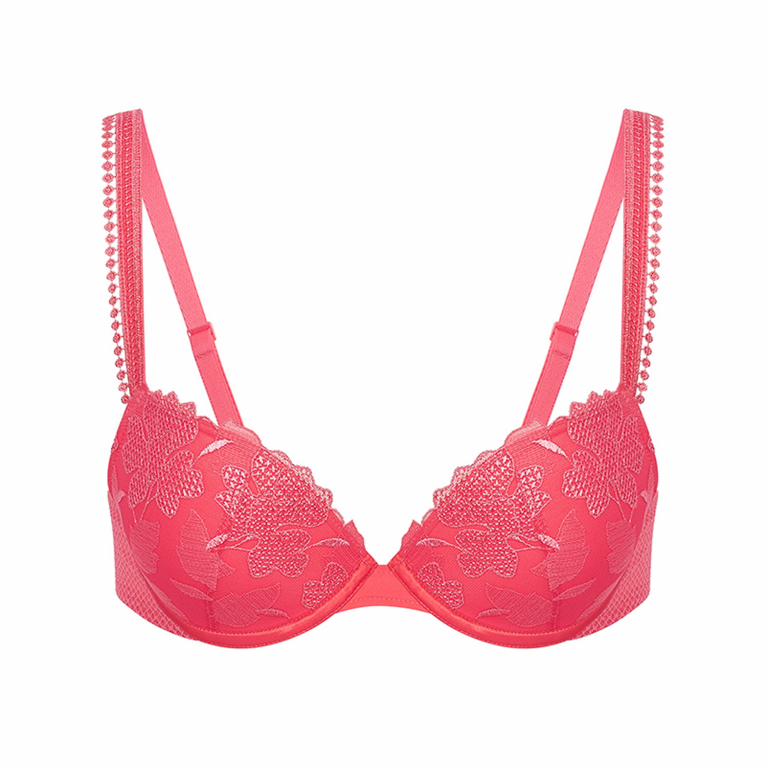 Soutien-gorge push-up DAHLIA coloris Papaye-222-1