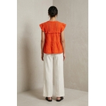 md-m-blouse volants-rouge-corail-46172347