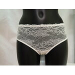Slip dentelle jersey de coton DF0295 Blanc Fraly 1