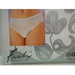 Slip dentelle jersey de coton DF0295 Blanc Fraly 5