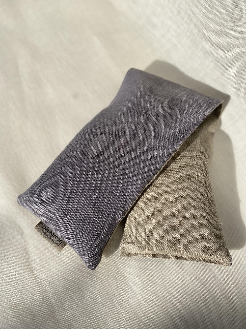 bouillotte noix de galle de chene gris bleu