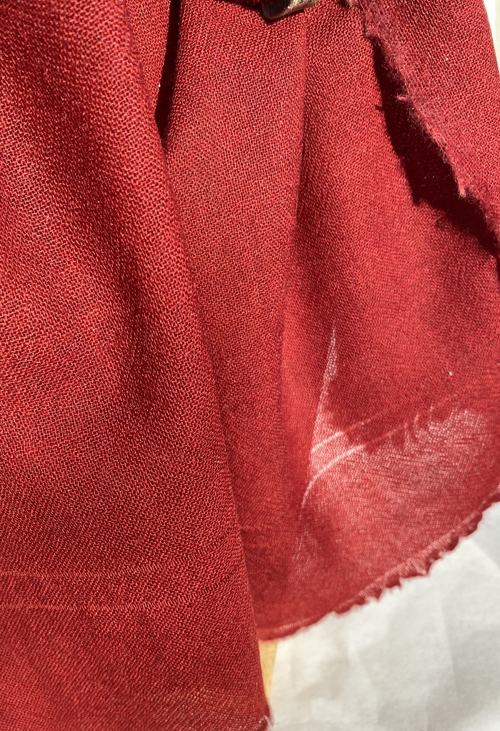 jours foulard rouge garance peregreen laine