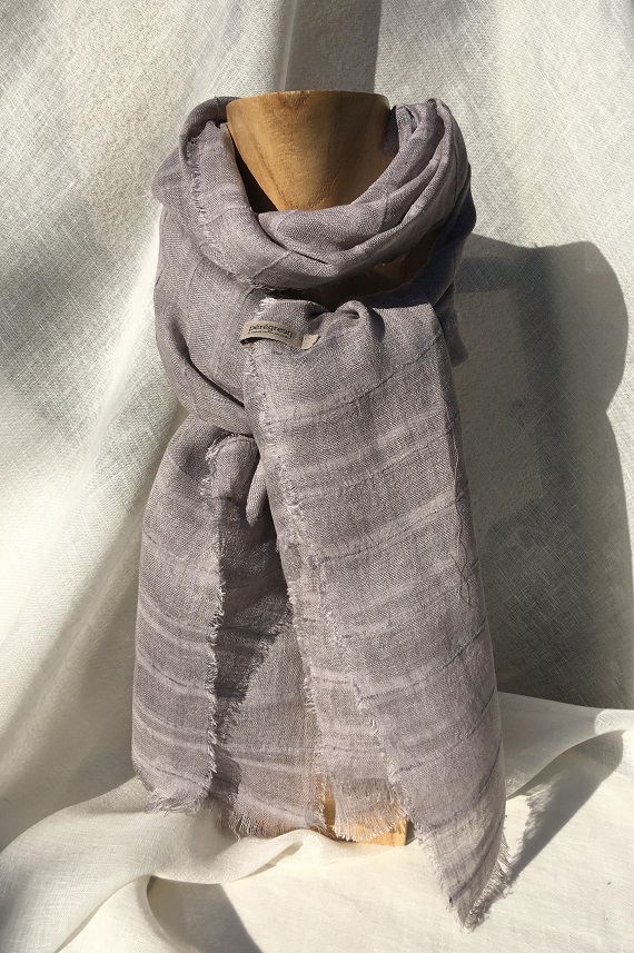 foulard gris perle Victor peregreen