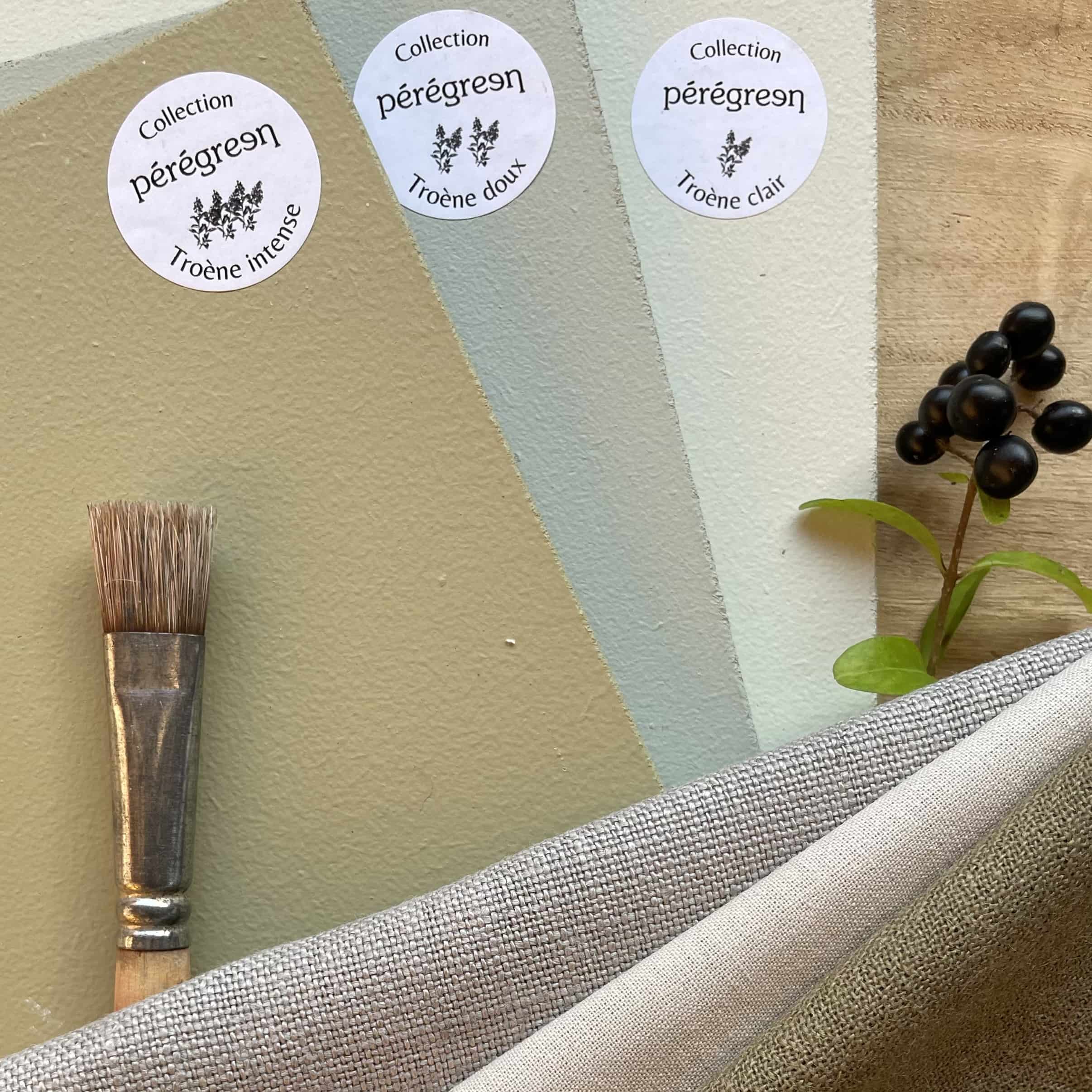 tissu troene peinture biosourcee peregreen baho