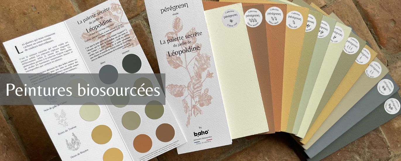 Nuancier Jardin Colette Baho Peregreen peinture biosourcee